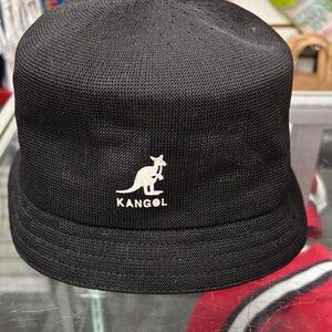 Kangol Kids Black Bucket Hat